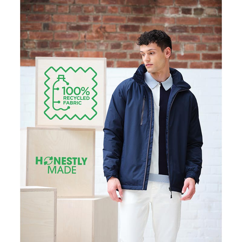 Honestly made recycled insulated jacket - Navy S